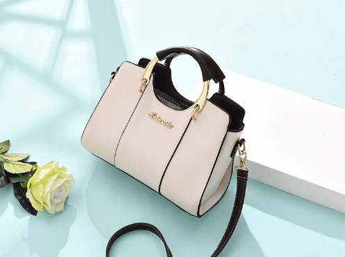 Luxurious Women's Leather Crossbody Bag - Atena
