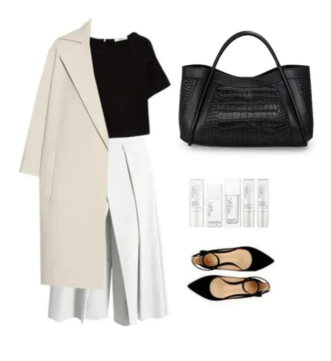 Chloe Croco Medium Leather Bag