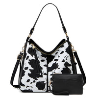 Black Cow Print