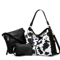 Cow Print Black