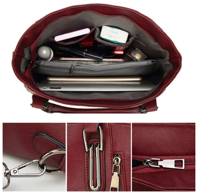 Salomé Large Leather Bag