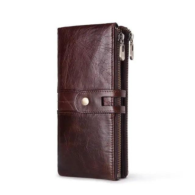 Women's Genuine Leather Long Wallet - Longy