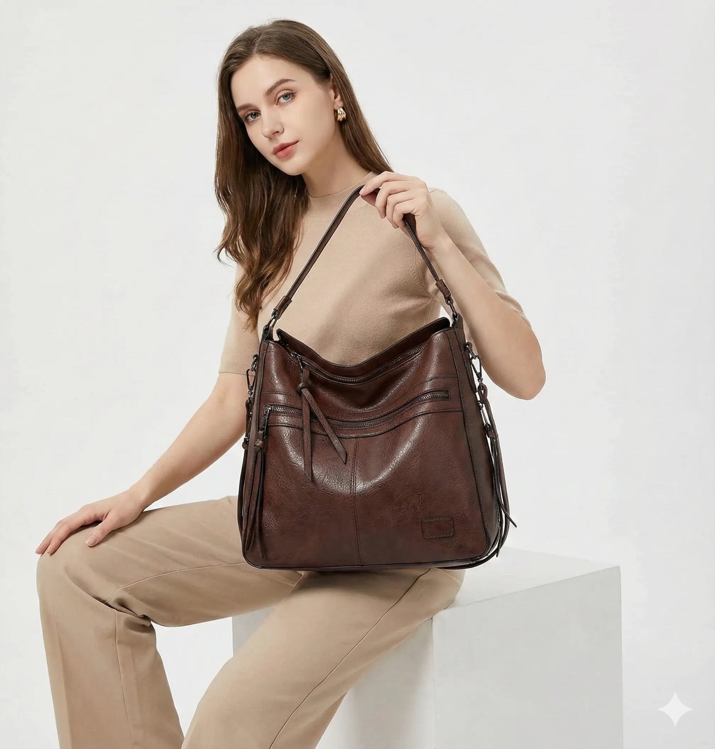 Leather Bag - Pietra