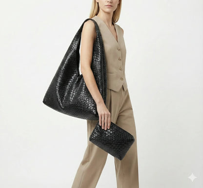 Bag and Wallet in Leather - Noelle