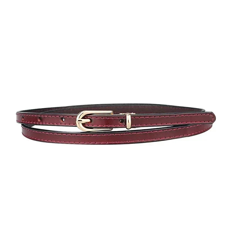 Women's Genuine Leather Belt - Élégance