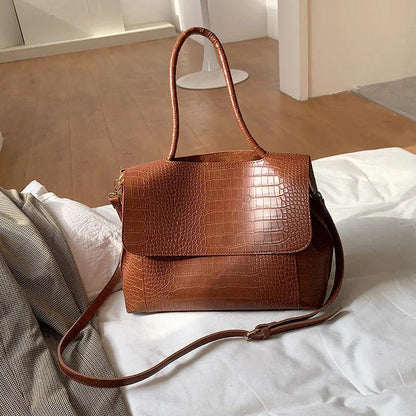 Leather Bag - Clove