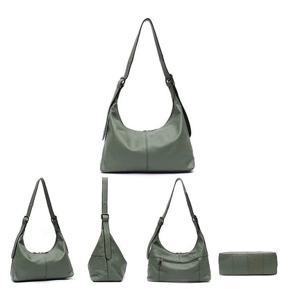Messenger Style Leather Bag - Agatha