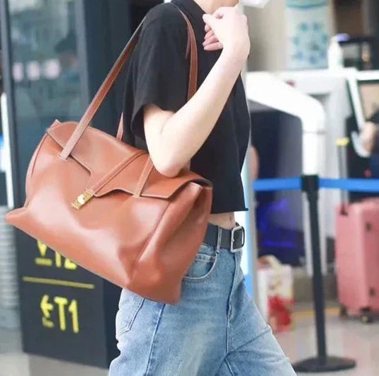 Leather Tote Bag Ione