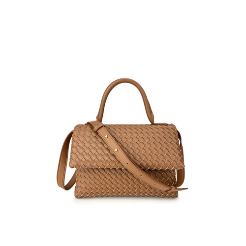 Débora Woven Leather Bag