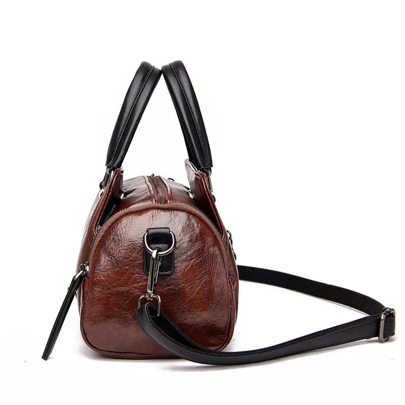 Leather Bag - Jade