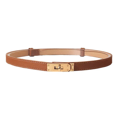 Women's Genuine Leather Clasp Belt - Délise