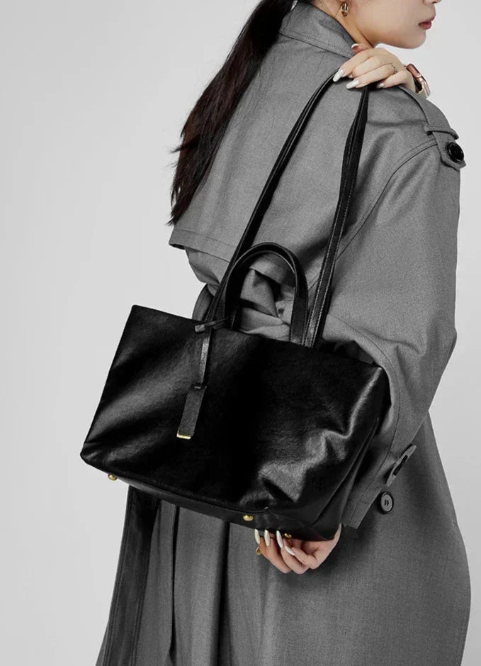 Leather Tote Bag Joana