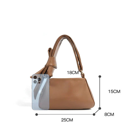 Leather Crossbody Bow Bag Hilda