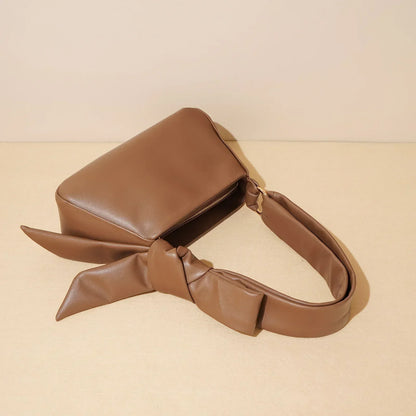 Leather Crossbody Bow Bag Hilda