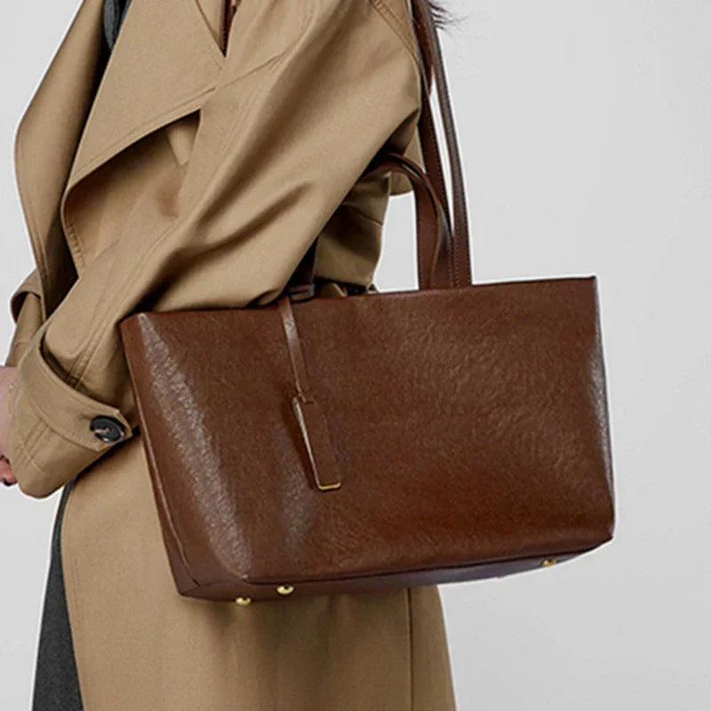 Leather Tote Bag Joana