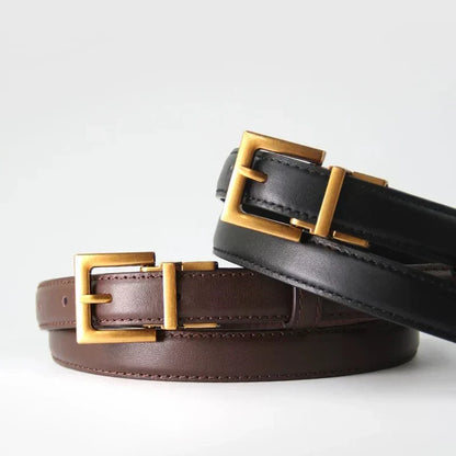 Women's Genuine Leather Belt - Velvet