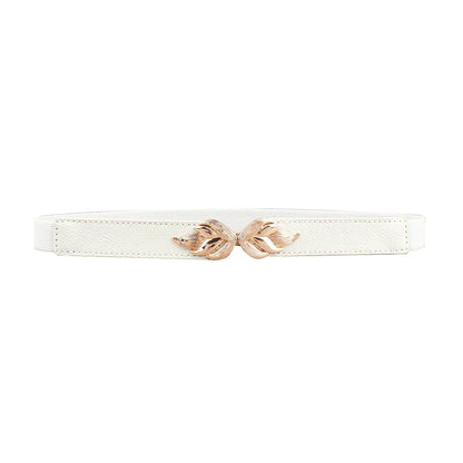 Women's Genuine Leather Belt with Elastic - Amour