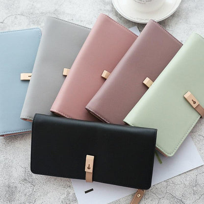 Women's Slim Leather Wallet - Louize