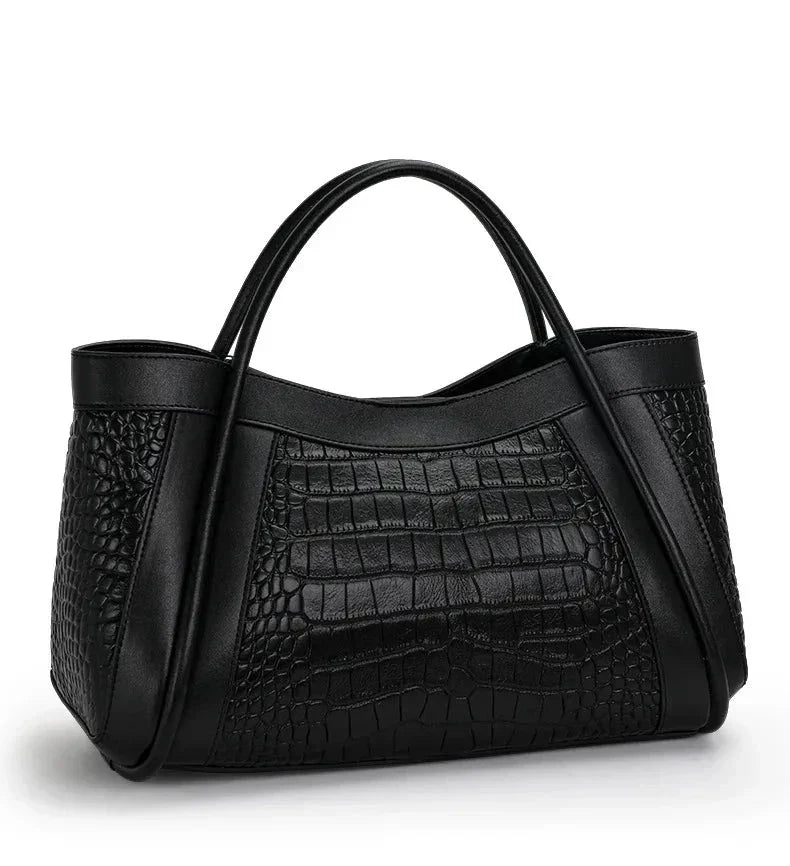 Chloe Croco Medium Leather Bag