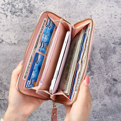 Women's Modern Slim Leather Wallet
