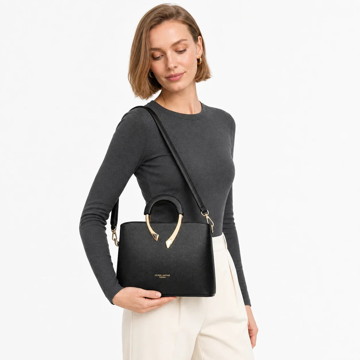 Leather Crossbody Bag - Uiva