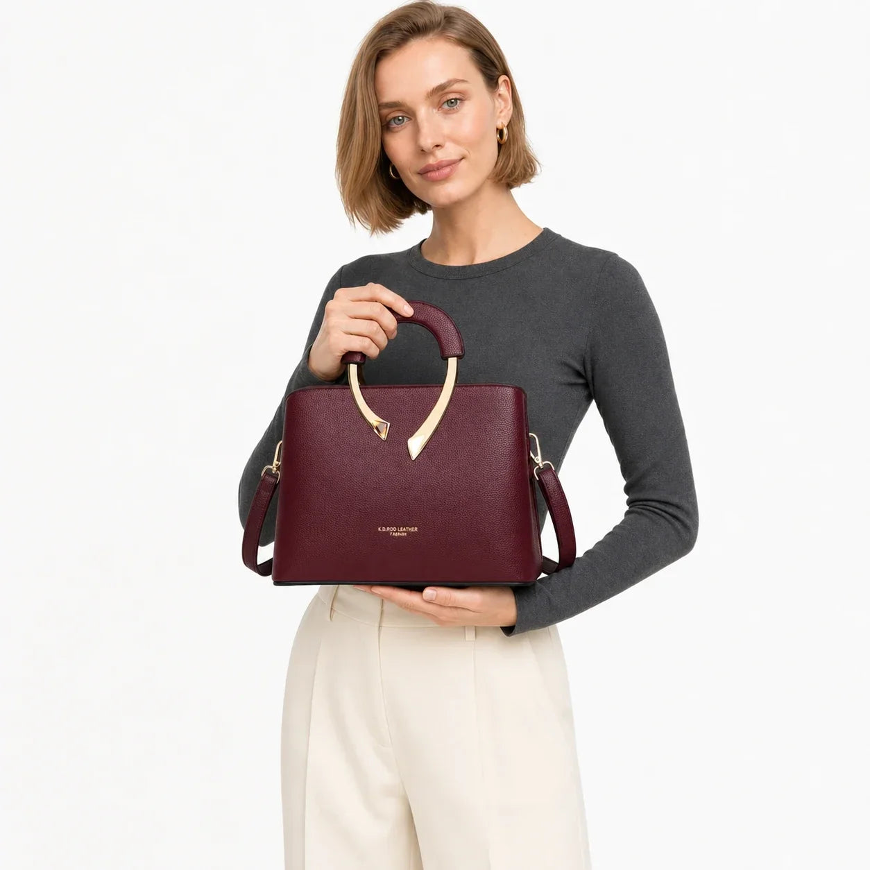 Leather Crossbody Bag - Uiva