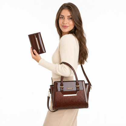 Bag and Wallet Kit in Leather - Cror