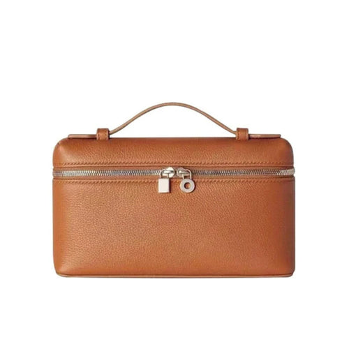 Small Pink Leather Tote Bag