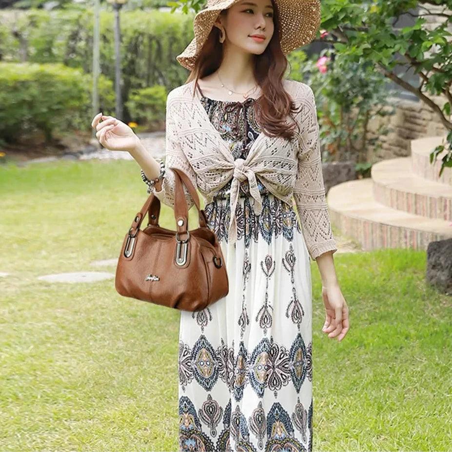 Leather Bag - Bianca