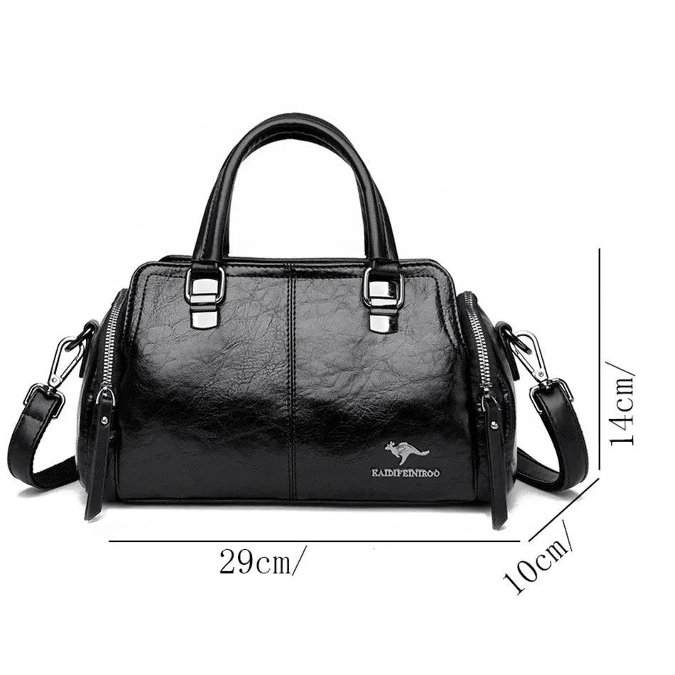Leather Bag - Jade